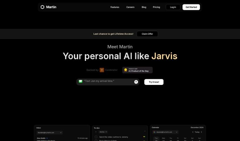 Screenshot of Try Martin