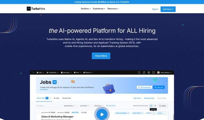 Screenshot of Turbohire