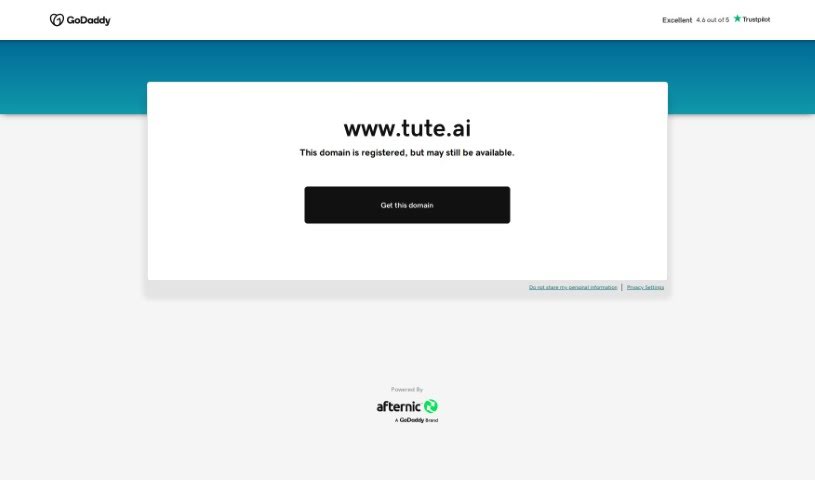 Screenshot of Tute.ai
