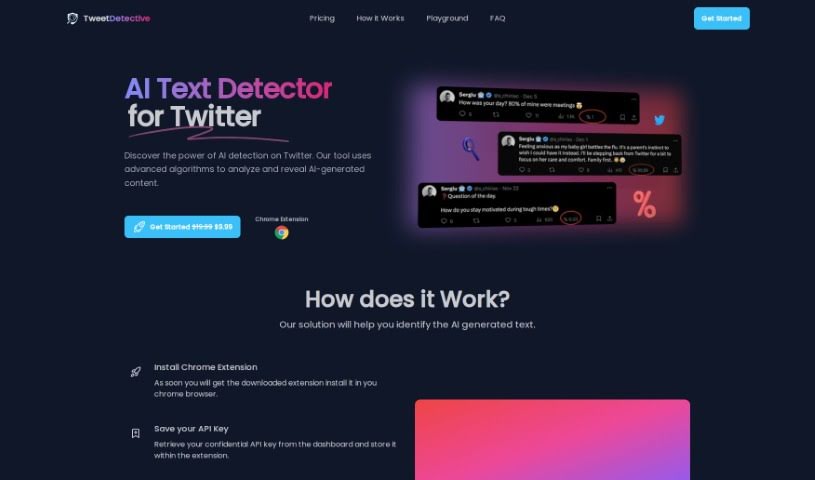 Screenshot of Tweetdetective
