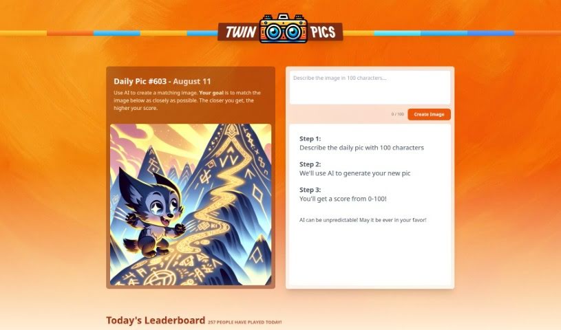 Screenshot of Twin Pics