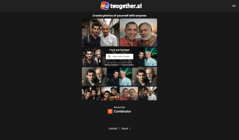 Screenshot of Twogether AI
