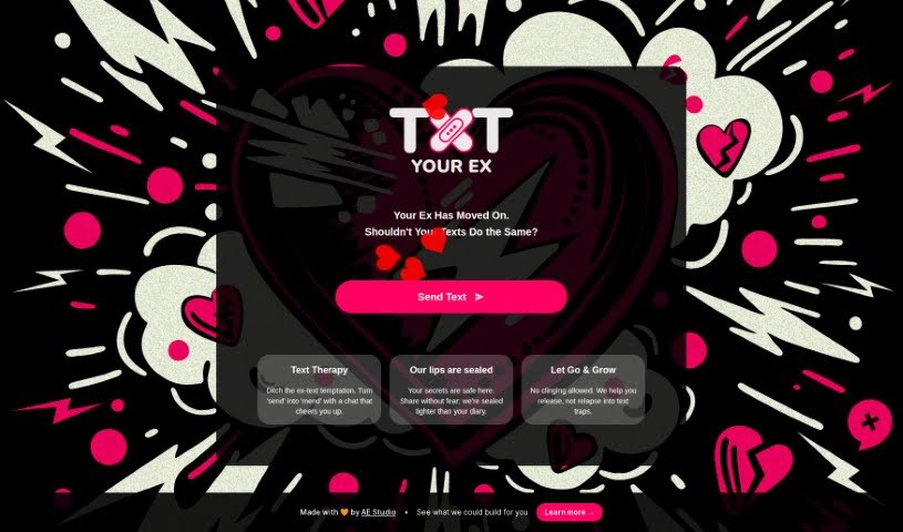 Screenshot of Txt Your Ex