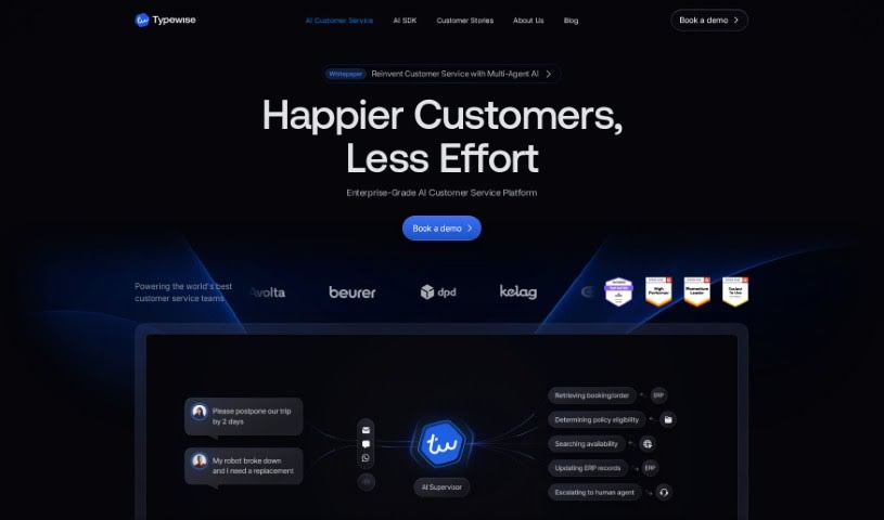 Screenshot of Typewise