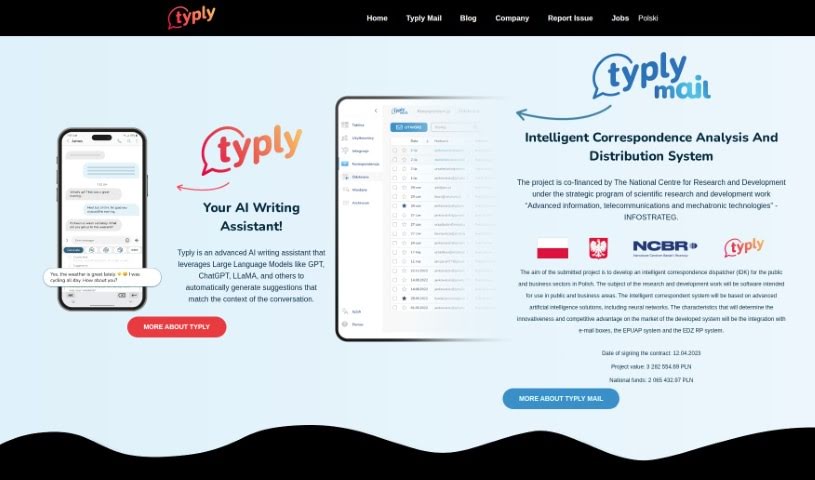 Screenshot of Typly