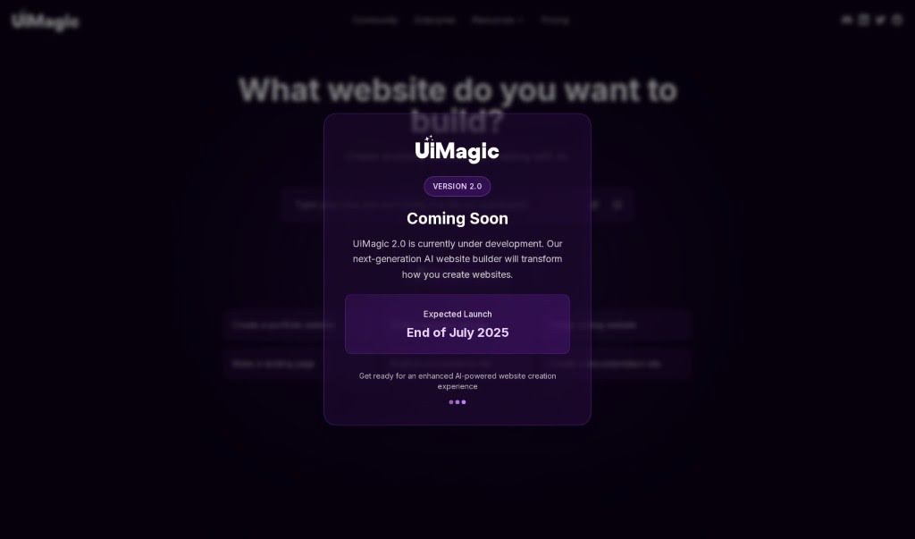 Screenshot of UiMagic