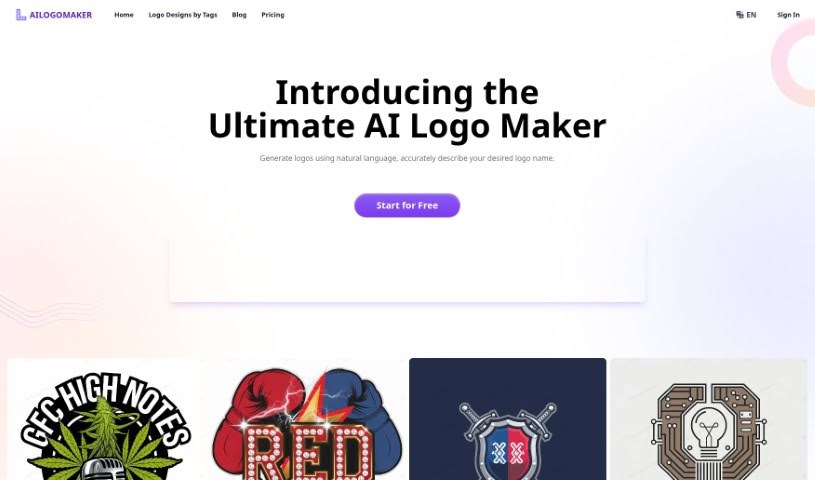 Screenshot of Ultimate AI Logo Maker