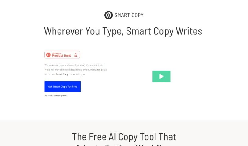 Screenshot of Unbounce Smart Copy