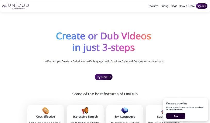 Screenshot of Unidub