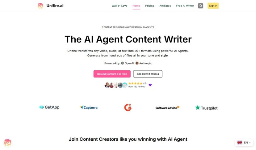 Screenshot of Unifire