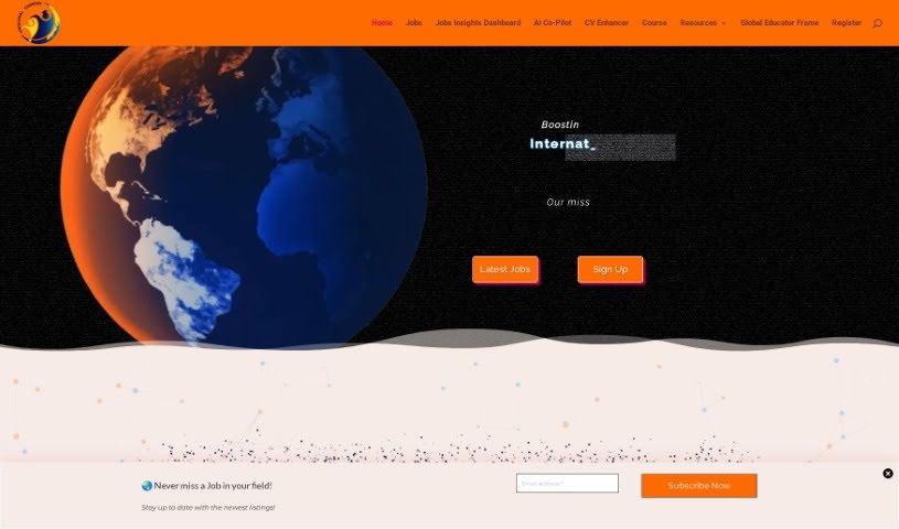 Screenshot of UniGlobal Careers