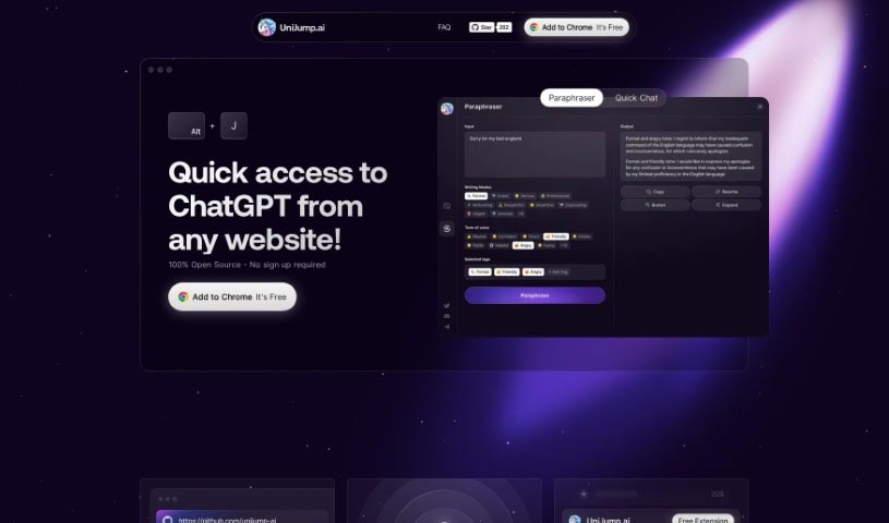 Screenshot of UniJump