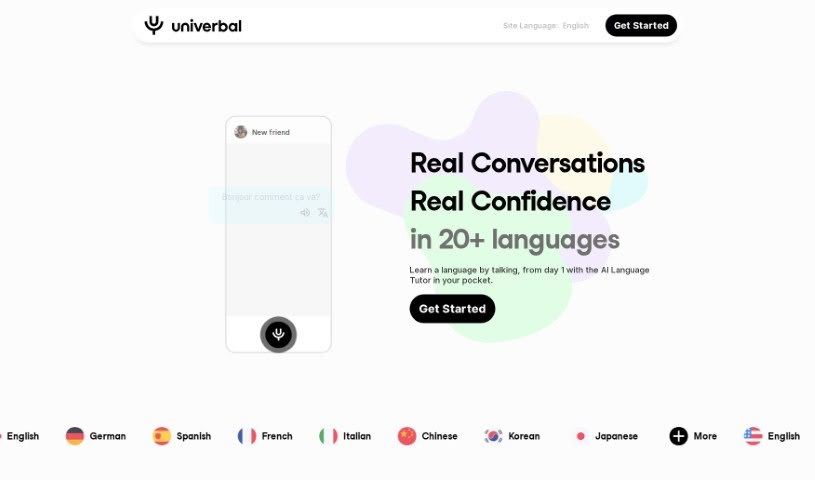 Screenshot of Univerbal