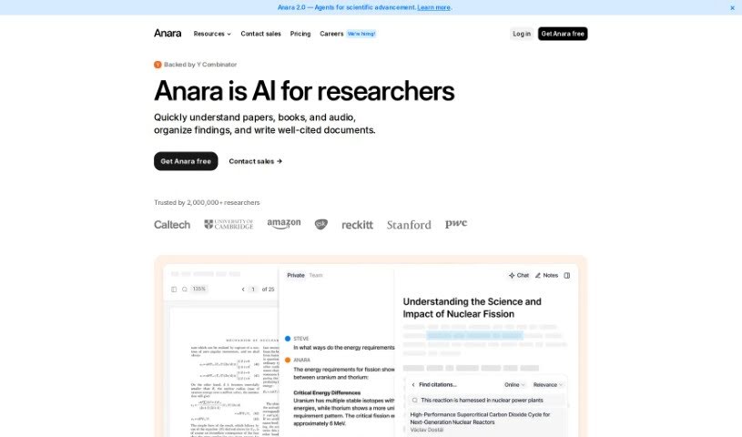 Screenshot of Unriddle AI