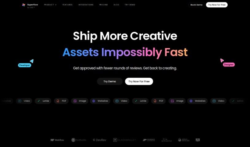 Screenshot of Use Superflow