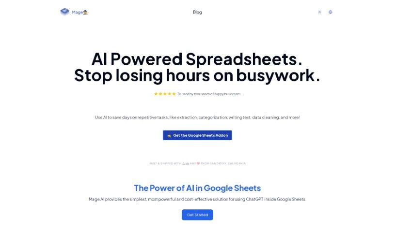 Screenshot of Usemage