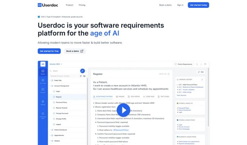 Screenshot of Userdoc