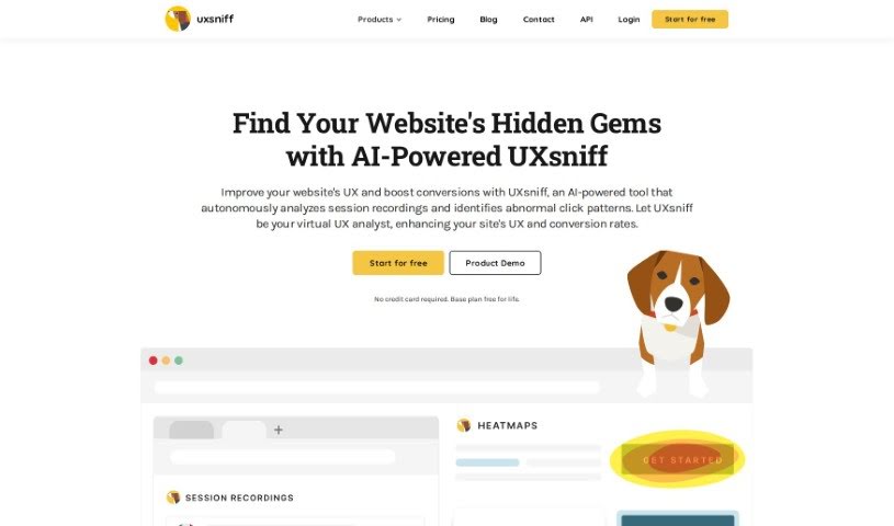 Screenshot of UXsniff