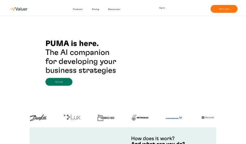 Screenshot of Valuer