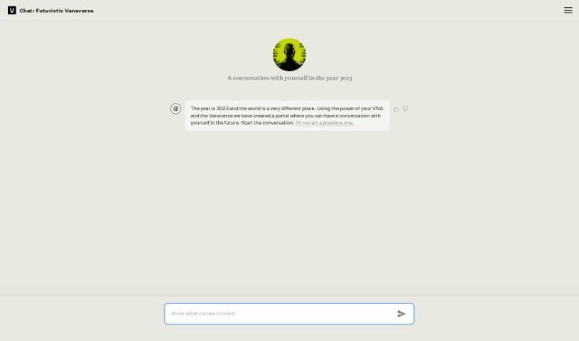 Screenshot of Vana Gpt-Me