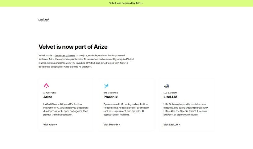 Screenshot of Velvet