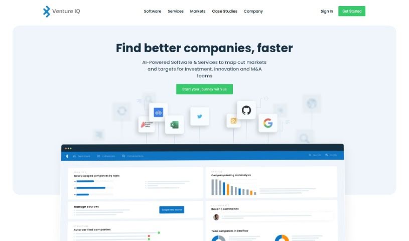 Screenshot of Venture IQ