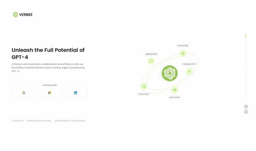 Screenshot of Verbee