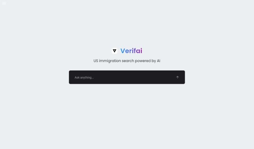 Screenshot of Verifai.com