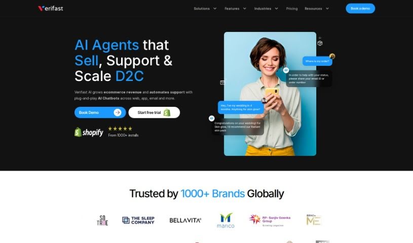 Screenshot of Verifast AI