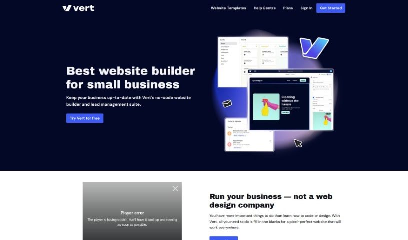 Screenshot of Vert Works