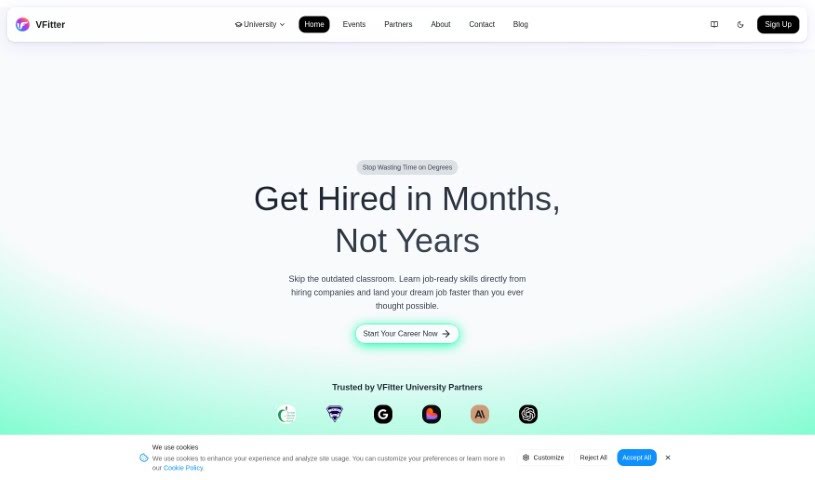 Screenshot of Vfitter