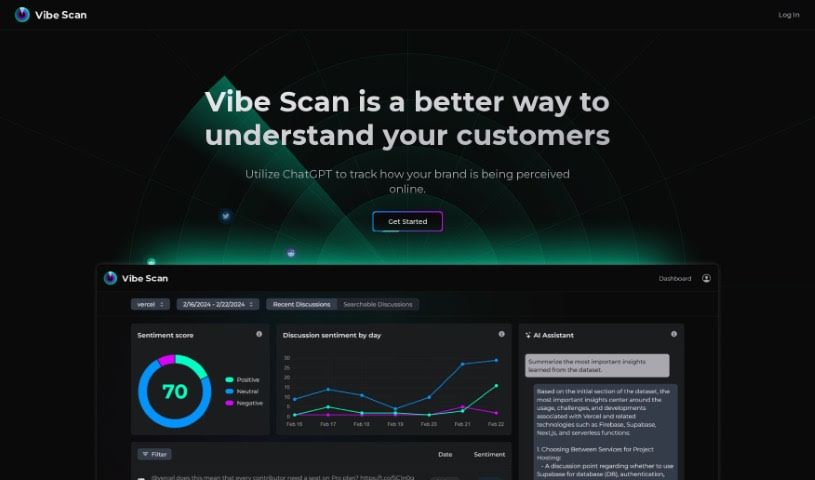 Screenshot of Vibe Scan