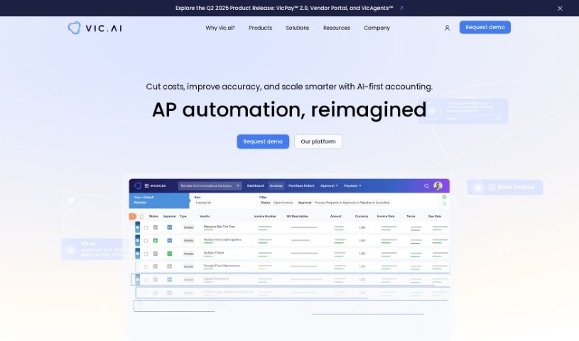 Screenshot of Vic.ai