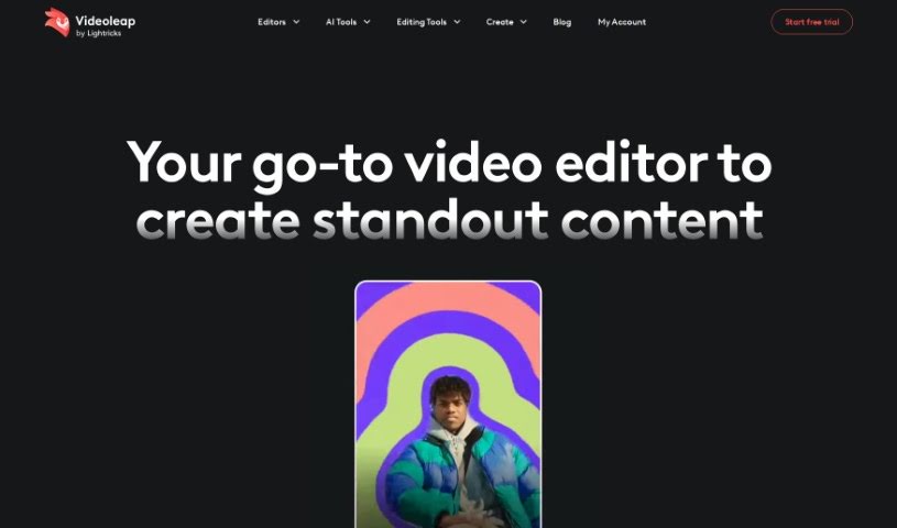 Screenshot of Videoleap