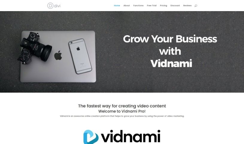Screenshot of Vidnami Pro