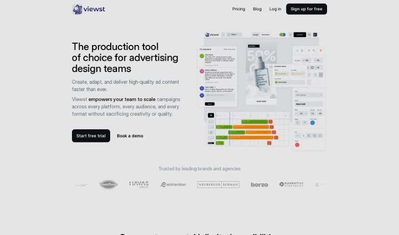 Screenshot of Viewst