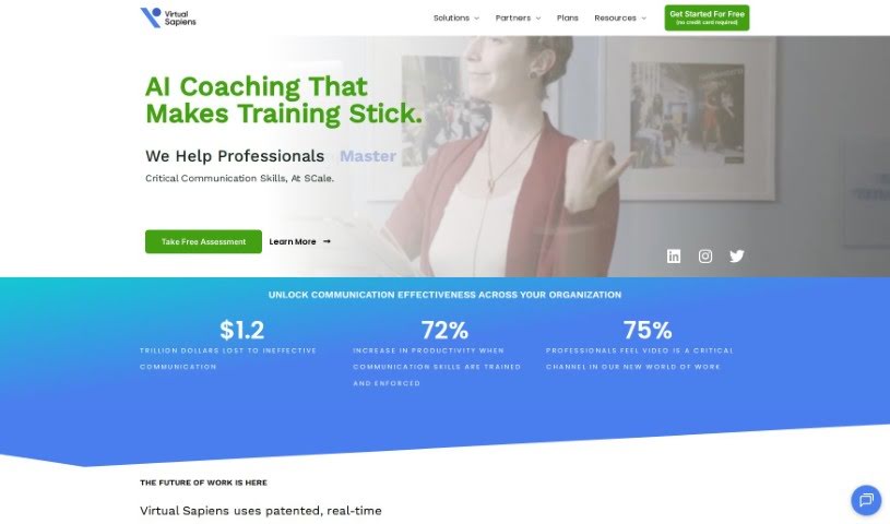 Screenshot of Virtual Sapiens