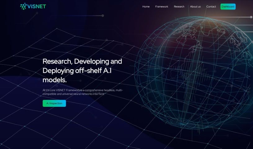 Screenshot of Visnet