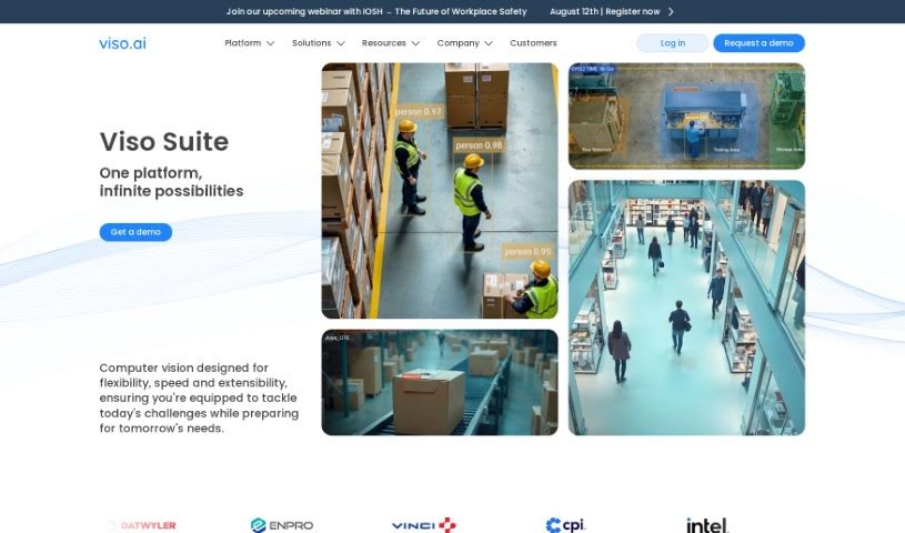 Screenshot of Viso.ai