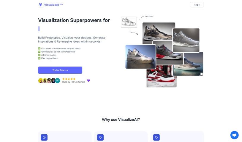 Screenshot of VisualizeAI