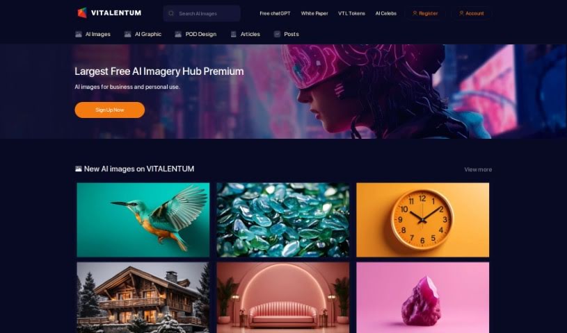 Screenshot of Vitalentum