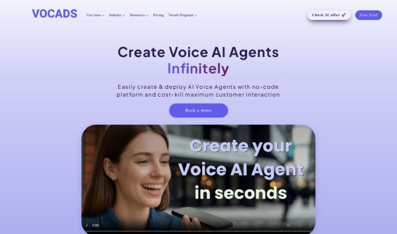 Screenshot of VOCADS