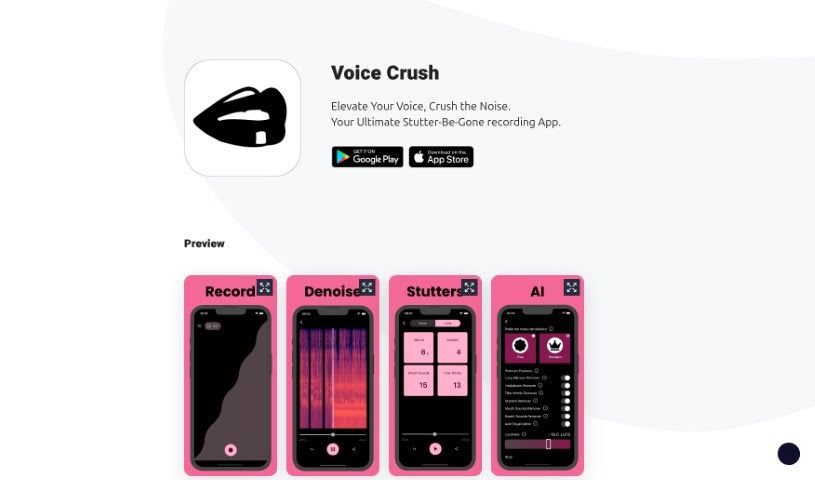 Screenshot of Voice Crush