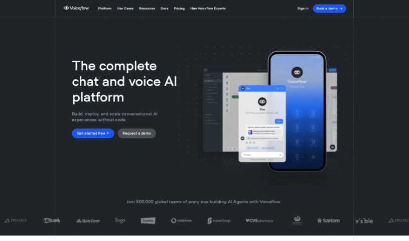Screenshot of Voiceflow