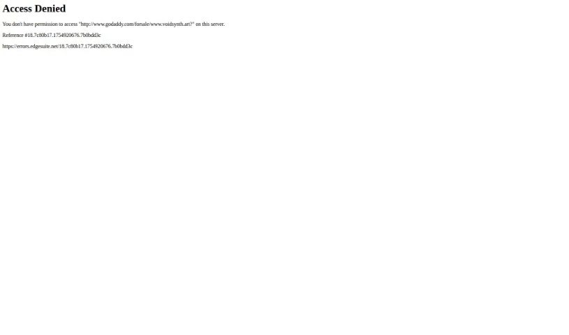 Screenshot of Voidsynth