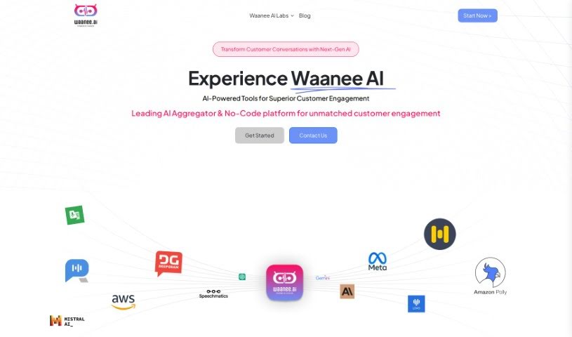 Screenshot of Waanee.ai