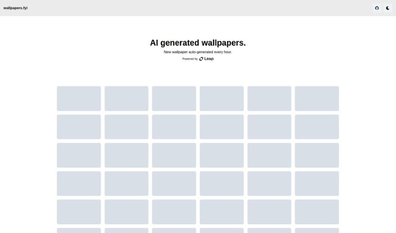 Screenshot of Wallpapers.fyi