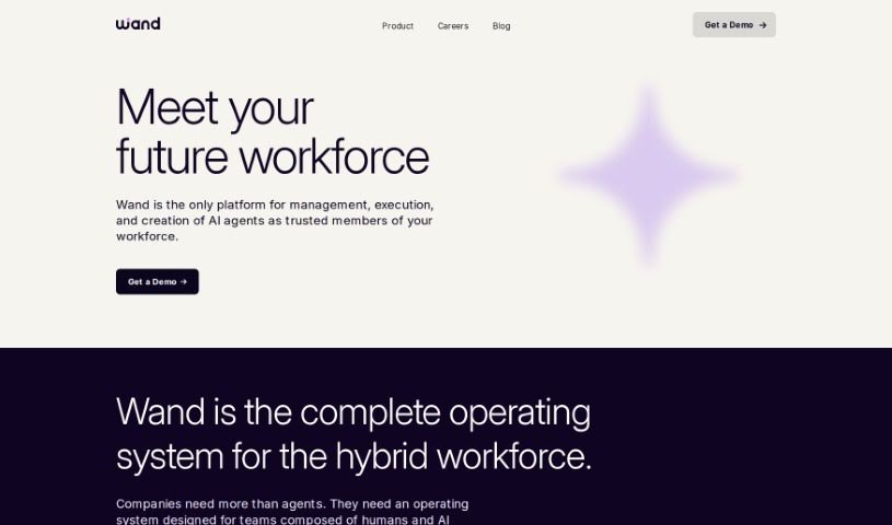 Screenshot of Wand AI