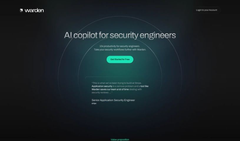 Screenshot of Warden