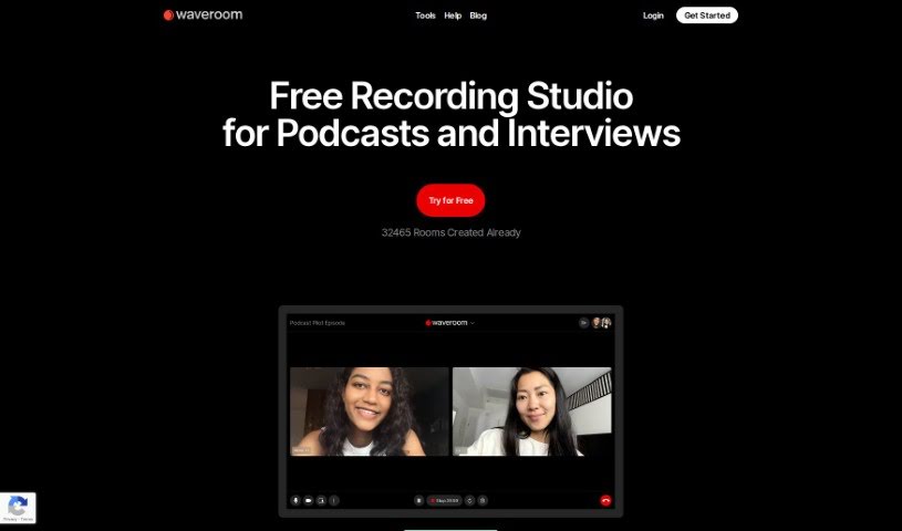 Screenshot of Waveroom